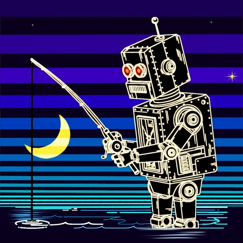 Fishboticus, Case Study 42 robot character by BasicGlitch