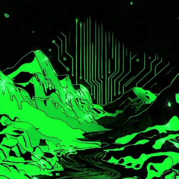 Mountain Soul - digital surrealism by BasicGlitch
