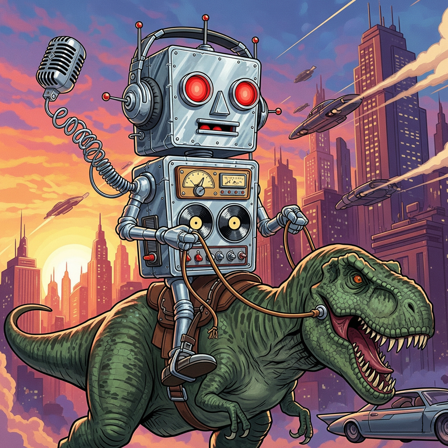 Brobotosaurus Wrex - Digital Art by BasicGlitch