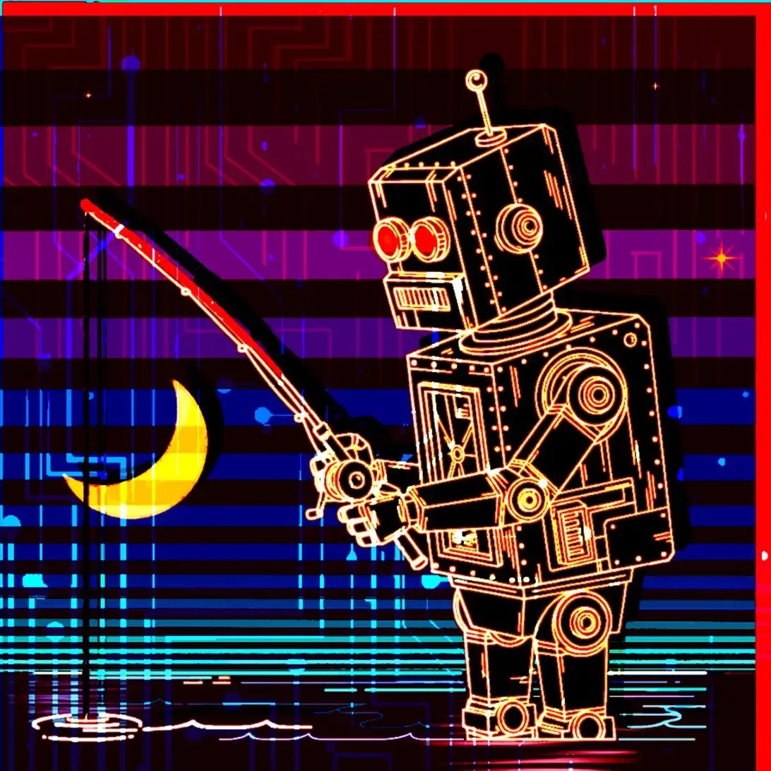 Fishboticus Glitched - Digital Art by BasicGlitch