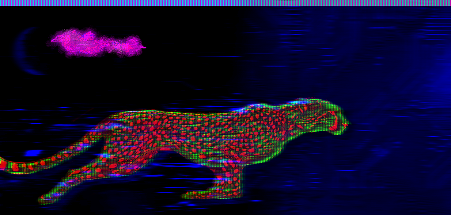 Kinetic Latency - Digital Art by BasicGlitch