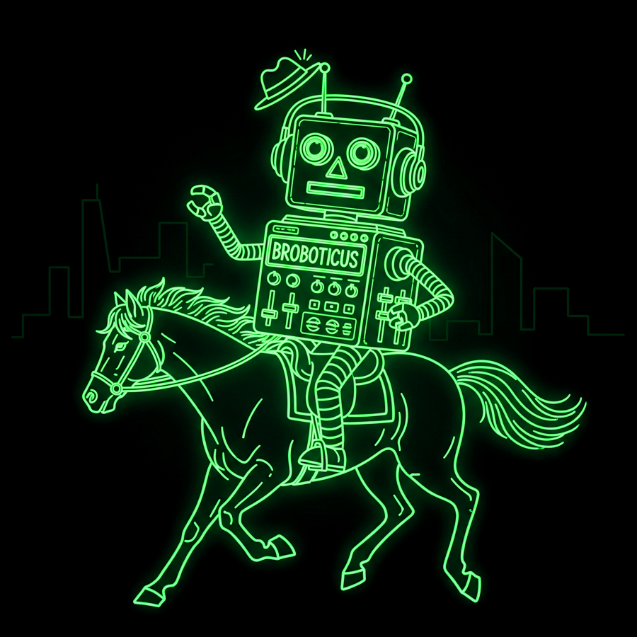 Rancher Broboticus - Digital Art by BasicGlitch