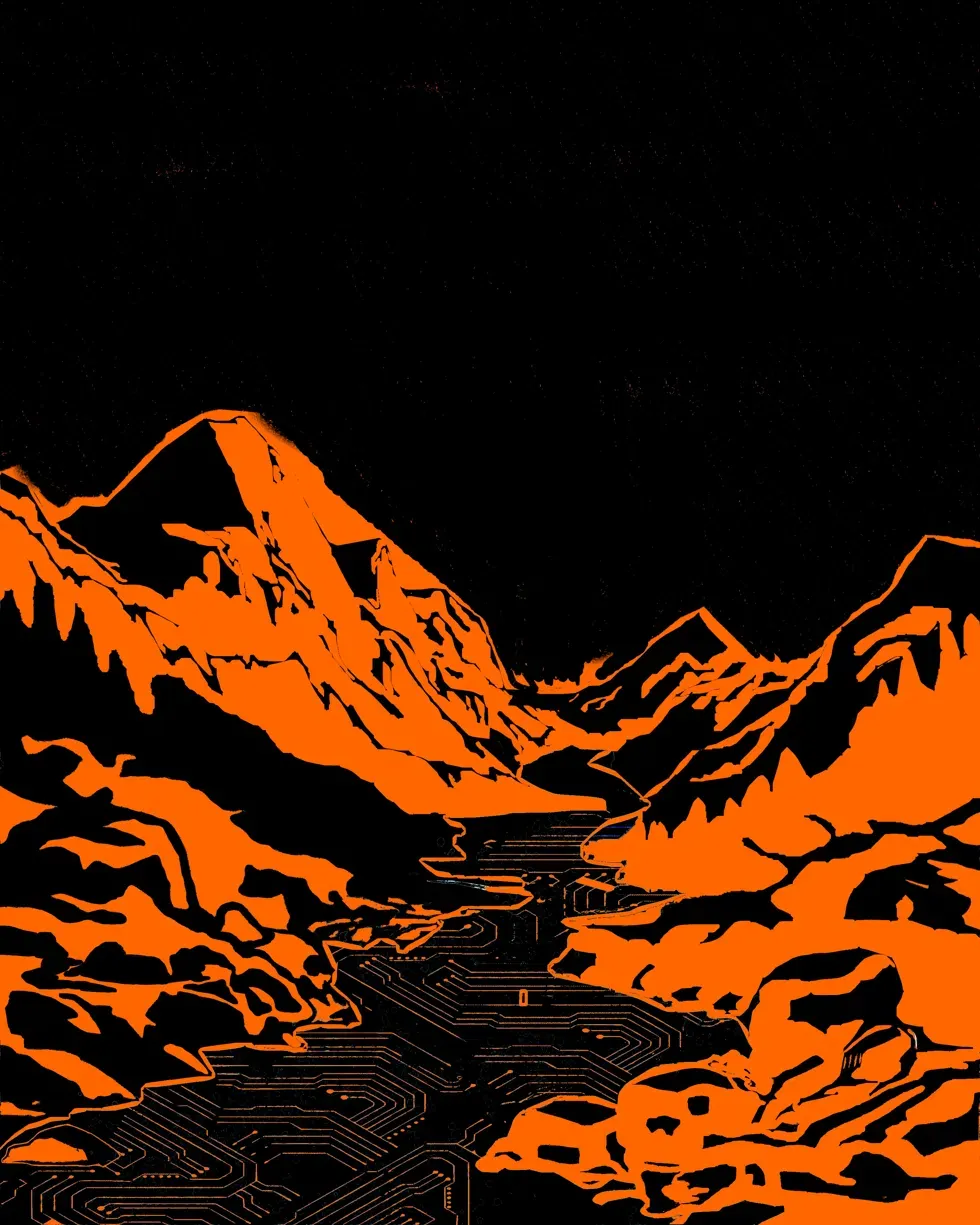 Sangre De Cristos — Circuits - Digital Art by BasicGlitch