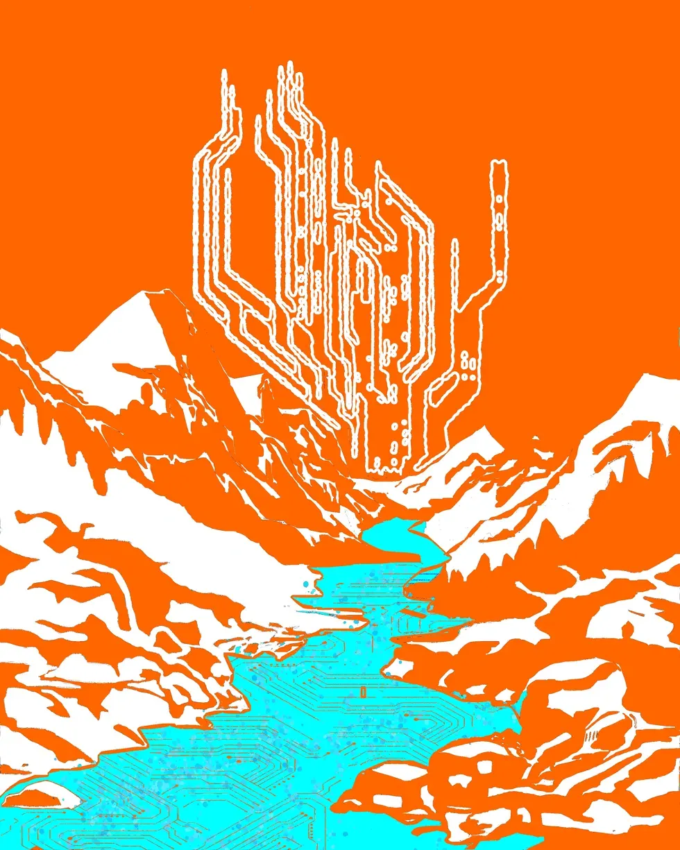 Sangre De Cristos — Dreamsicle - Digital Art by BasicGlitch