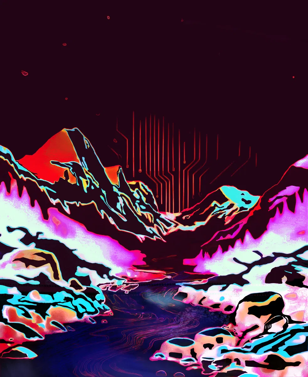 Sangre De Cristos — Blanca - Digital Art by BasicGlitch
