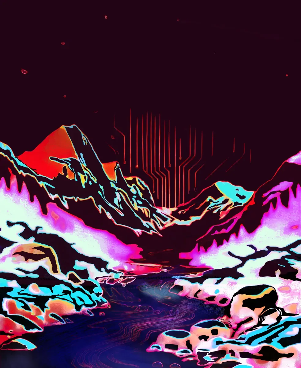 Sangre De Cristos — Blanca - Digital Art by BasicGlitch